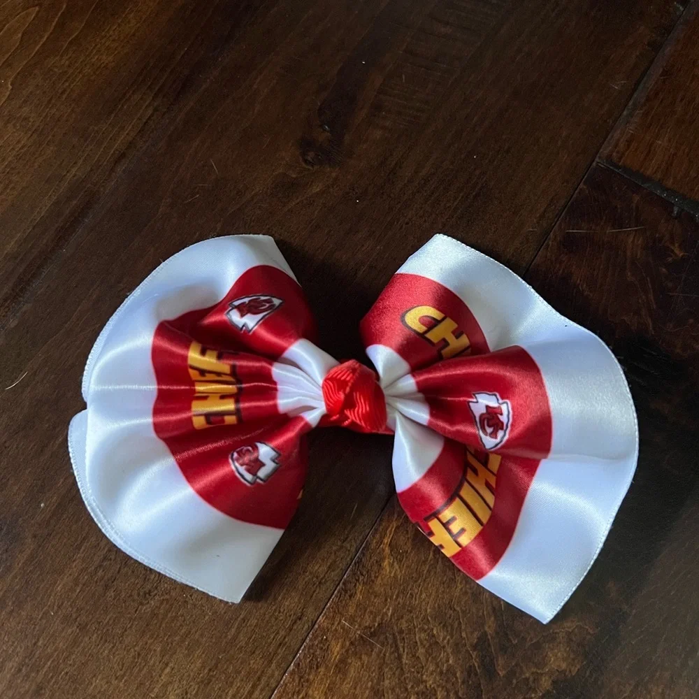 Kansas City Chiefs hair barrette